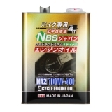 NBSジャパン プレミアムエンジンオイル 部分化学合成油 10W-40 4L