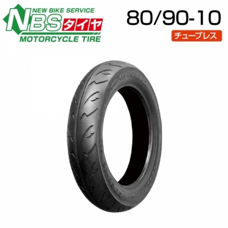 タイヤ 80/90-10 44J T/L バイクパーツセンター